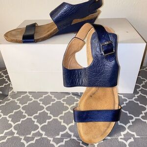 Softt Navy Blue Wedges 11M